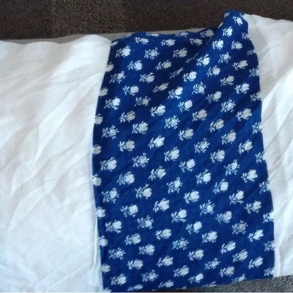 NWOT large coach badlands flower and gingham print scarf - Picture 5 of 5